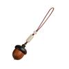 Llavero con colgante de bellota y piña de palisandro para teléfono móvil, pequeño colgante que se puede abrir y cerrar, colgante para bolso, joyería para pareja para hombres y mujeres.