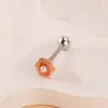 Atacado transfronteiriço de moto pérola rosa amor aço inoxidável piercing de língua piercing de língua personalidade anel de língua doce comércio exterior perfuração