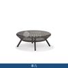 Sofá de ratán para exterior, estilo nórdico, para patio, jardín, balcón, terraza, silla de ratán para exterior, mesa de centro, muebles combinados