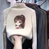 Camiseta base de cuello alto para niños, camiseta de manga larga cálida con forro polar para otoño e invierno, para niñas y niños mayores, hecha de forro polar alemán, adecuada como capa interior para el otoño