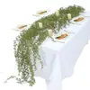 Guirlanda de Agulhas de Pinheiro Artificiais Decoração de Parede de Natal Casa Porta Pendurada Adereços para Fotografia de Casamento Atmosfera de Natal Cipó de Pinheiro