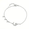 Pulseira Estrelada Transfronteiriça, Popular Online, Presente para Namorada, Estilosa, Design de Nicho, Joia para o Dia a Dia