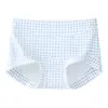 Ropa interior de algodón puro para mujer 10A antibacteriana, entrepierna extendida, boxers sin costuras para mujer, talla grande para mujeres de talla grande