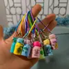 Cuerda de Cera L21 Mini Tetera Taza Termo Colgante Lindo Artificial DIY Taza de Agua Llavero de Dibujos Animados Mochila Bolsa Muñeca