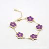 CDD Nova Pulseira de Flor de Ameixa Pulseira Fritillaria Dupla Face AliExpress Amazon Comércio Exterior Transfronteiriço E-Commerce Supply