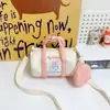 Bolso de Mano de Gran Capacidad Estilo Coreano 2025, Bolso Cruzado Casual Lindo de Dibujos Animados Estilo Bosque, Bolso Tipo Cubo Estilo Coreano, Bolso de Hombro