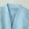 Artículo Caliente Transfronterizo de AliExpress Nuevo Primavera 2026 Elegante de Moda Conjunto de Top Satinado Plisado y Falda con Abertura