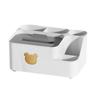Caja de pañuelos de escritorio, caja de almacenamiento para sala de estar, comedor, mesa de centro, nórdica, simple, bonita, con control remoto, almacenamiento, multifuncional, creativa