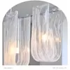 Lámpara de araña de diseño creativo de alta gama para restaurante, lámpara larga de estilo retro color crema de lujo francés, lámpara para isla de bar