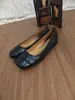 Estilo Retro ~ Zapatos Planos de Viajero Slim y Cómodos para Mujer Verano Nuevo Normcore Punta Cuadrada Slip-On Versátiles Zapatos Pequeños