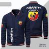 Jaqueta de baseball fina masculina para primavera e outono, casual, com logo de carro, moda masculina, estilo punk europeu e americano, jaqueta de moda de rua masculina