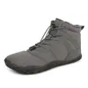 Botas de neve outdoor direto da fábrica impermeáveis de cinco dedos sapatos de algodão com forro de lã grossa antiderrapante isolamento resistente ao frio sapatos de cinco dedos descalços