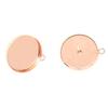 YB bin [liquidación de stock] Nuevos aretes de cobre de temperamento simple retro anti-pérdida de Corea, aretes de venta directa de fábrica