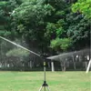 Aspersor de Plástico com Braço Oscilante de 6 Pontos para Irrigação de Gramado, Aspersor Rotativo de 360 Graus para Resfriamento, Remoção de Poeira, Irrigação de Jardins e Terras Agrícolas