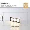 Sala de estar minimalista montada en Ming sin luces principales, luces de cubo, luces Gersan, focos antideslumbrantes, focos LED de techo, downlights de techo