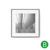 Sala de estar pintura decorativa preto e branco pintura suspensa criativa nórdica modelo suave sala de jantar pintura de parede restaurante mural arquitetônico abstrato