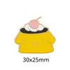 Em Estoque Vestido Rosa Japonês Fofo Broche de Gato Decoração de Adesivo para Capa de Celular Mercadoria de Menina Presente Fábrica de Personalização