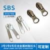 Tirador de cremallera No. 3, No. 5, No. 8, Extractor de Nailon Metal Resina, Accesorios para Ropa, Tirador de Cremallera Baigou con Candado