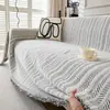 Funda de Tela para Sofá de Color Sólido, Funda Universal para Sofá de Cuatro Estaciones, Toalla de Sofá, Chaise Lounge Transfronteriza Simple Moderna de Comercio Exterior
