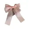 Super Hada Lazo Cinta Accesorios para el Cabello Color Caramelo Adorno para la Cabeza Dulce de Niña Elegante Combinable Pasador para el Cabello de la Parte Trasera Clip de Primavera