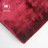 Ventas Directas de Fábrica 700g Poliéster Completo Pelo Corto Semi-mate Bucle Cortado Terciopelo Tejido para Ropa, Zapatos y Sombreros Tejido de Felpa Corta