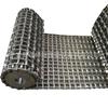 Cinta transportadora de malla de acero inoxidable, horno de túnel para alimentos congelados rápidamente, cinta transportadora de acero inoxidable tejida de metal para limpieza de frutas y verduras