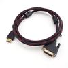 HDMI de Alta Definición a DVI Intercambiable Conexión Directa a Monitor de Computadora Portátil Soporta 1080P
