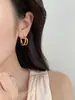 Design-sense ear cuff duplo de gelo picado simples nicho luxo leve brincos de alta qualidade para mulheres transfronteiriço novo estilo joia de orelha atacado