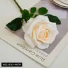 Rosa Artificial de Galho Único Decoração de Casamento Flor Artificial Adereços para Layout de Fotografia Flor Decorativa Flor Falsa