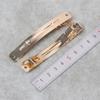 Accesorios para joyería Sisi 8.10cm pasador de cinco estrellas pinza automática fábrica de joyería DIY pinza de resorte dorada