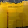 Caja de material de poliuretano caja de plástico abatible al por mayor artículos pequeños caja de almacenamiento de PU herramientas de ferretería caja de transferencia logística