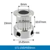 Rueda Síncrona 2Gt para Impresora 3D Polea de Transmisión de 16/20 Dientes Polea Activa para Motor Paso a Paso Mecánico Gt2