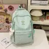 Mochila Personalizada Estilo Girly para Niñas, Mochila de Dibujos Animados de Niña con Estrellitas, Set de Dos Piezas de Gran Capacidad para Estudiante