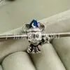 Panjia Dora Cobre Branco 925 Banhado a Prata Contas 2025 Pingente DIY Pingente de Alce Lua Estrela de Cinco Pontas Contas Panjia