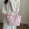 Moda Popular Este Ano 2026 Primavera Nova Elegante Estampada de Ombro Único Bolsa de Axila Tote para o Dia a Dia Bolsa de Mão para Mulheres
