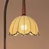 Luminária de chão vintage para sala de estar, sofá, mesa de centro, atmosfera retrô, prateleira integrada estilo americano, luminária de cabeceira para quarto