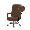 Nueva Funda de Silla de Terciopelo Zorro Plateado Lisa en Stock, Funda de Silla Resistente al Desgaste y a Prueba de Polvo, Funda de Silla de Oficina Silla de Computadora con Textura Simple