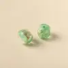 Contas Soltas de Cristal Transparente, Contas para Fio, Acessórios, Pequenos Enfeites, Acessórios para Joias DIY, Contas de Vidro Areia Dourada