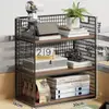 Prateleira de armazenamento por assunto, organizador de livros para mesa de estudante, estante de mesa, suporte de livros de vários níveis, tamanho A4