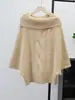 Nuevo Top de Punto Trenzado Grueso con Diseño de un Hombro, Estilo Perezoso, Suéter Pulóver para Mujer, Otoño e Invierno 2025
