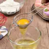Separador de Clara de Huevo de Acero Inoxidable 430 de Alta Venta Transfronteriza Herramienta de Suplemento Alimenticio para Bebés de Grado Alimenticio Filtro de Yema de Huevo