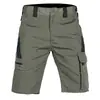 Amazon 2026 Verano Pantalones Tácticos de Pierna Recta para Hombre Versátil Diseño Multibolsillos Pantalones Cortos de Trabajo en Stock Modernos