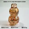 Contas de Vidro Feitas à Mão em Forma de Cabaça, Vaso com Contas, Acessórios Transparentes com Contas, Pulseira de Contas, Pingente, Artesanato em Vidro de Zibo, Vestuário