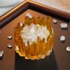 Goteando Pegamento Grava de Cristal Tazón Desmagnetizador Cristal Blanco Natural Piedra Desmagnetizadora Pulsera de Cristal Desmagnetización Utensilio de Almacenamiento Adornos