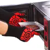 Luvas de Silicone Aramida de Alta Temperatura Camada Dupla Personalizadas para Churrasco Antiescaldamento Antiderrapantes Resistentes ao Calor Luvas de Proteção de Segurança