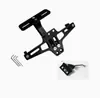 Soporte Retráctil de Aleación de Aluminio para Matrícula de Automóviles, Aeronaves y Motocicletas; Soporte de Marco para Placa de Matrícula Trasera con Calidad Fundida a Presión