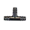 Accesorios para tubería de agua PE 16 20 25 Accesorios para riego por goteo juego completo Aspersor agrícola de microirrigación Codo de derivación en T Conector recto Codo