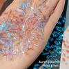 100 taladros de uñas de forma especial de fondo plano mixtos, taladro de uñas Net Red de espíritu cálido con accesorios para uñas de taladro de cristal Aurora