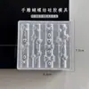 Herramientas de Uñas para Celebridades de Internet Molde de Silicona Transparente Dibujo Animado Gato Kt Lazo Hecho a Mano Resistente a Altas Temperaturas Molde Fácil de Quitar