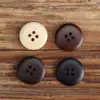 Botones Retro de Resina de Fruta Imitación para Abrigo Ropa de Abrigo Suéter Negro Negro Quemado Blanco Accesorios para Cárdigan Botones